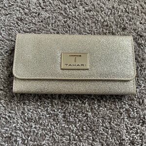Tahari Metallic Gold Women's Wallet